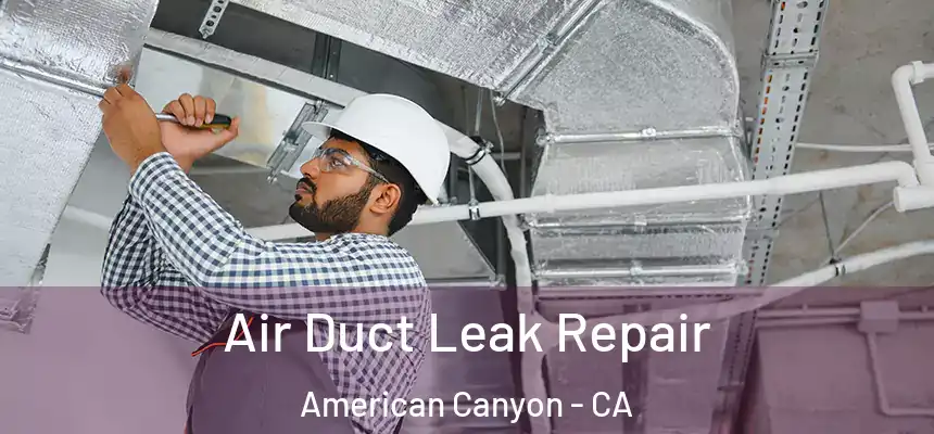  Air Duct Leak Repair American Canyon - CA