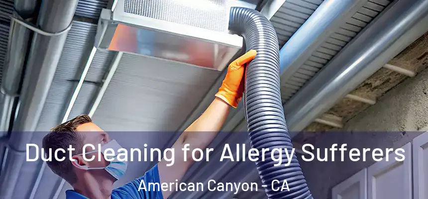  Duct Cleaning for Allergy Sufferers American Canyon - CA